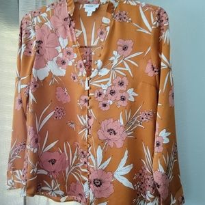 Express Floral Portofino Shirt
